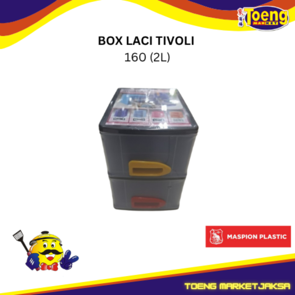 Box Laci Susun 2 Maspion - TIVOLI BOX 160 (2L) MASPION