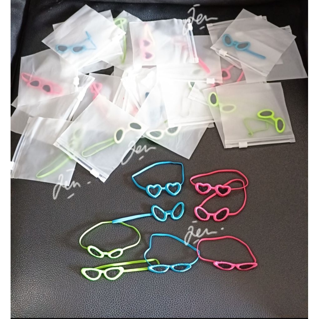 Mantulbee Kacamata Aksesoris Merch Doll Dan Figure 10Cm Dan Rukappu