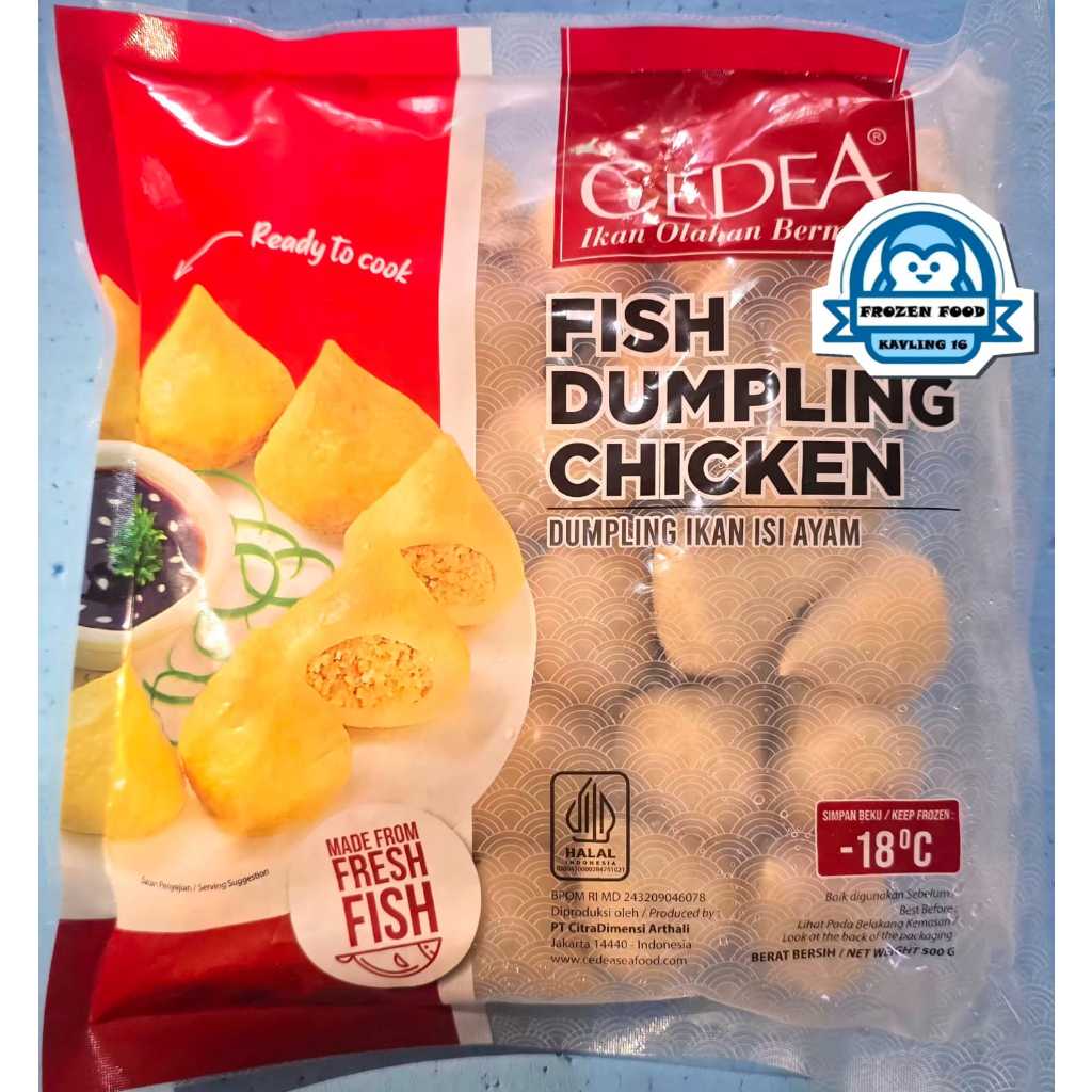 Cedea Fish Dumpling Chicken 500gr - Dumpling Ayam 500gr