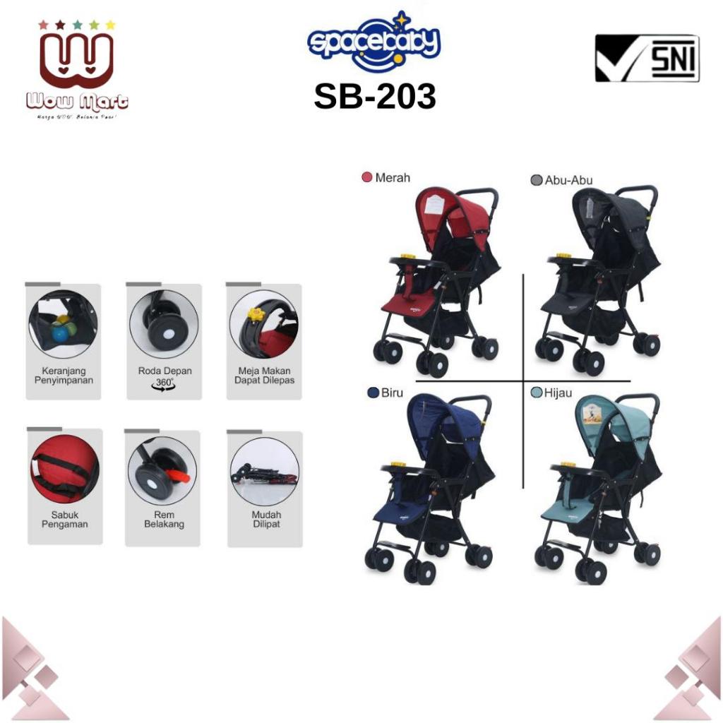 SB 203 SB 204 SB 207 SB 208 SB 214 Spacebaby Baby Stroller // Mainan Kereta Dorong Bayi New Born // 