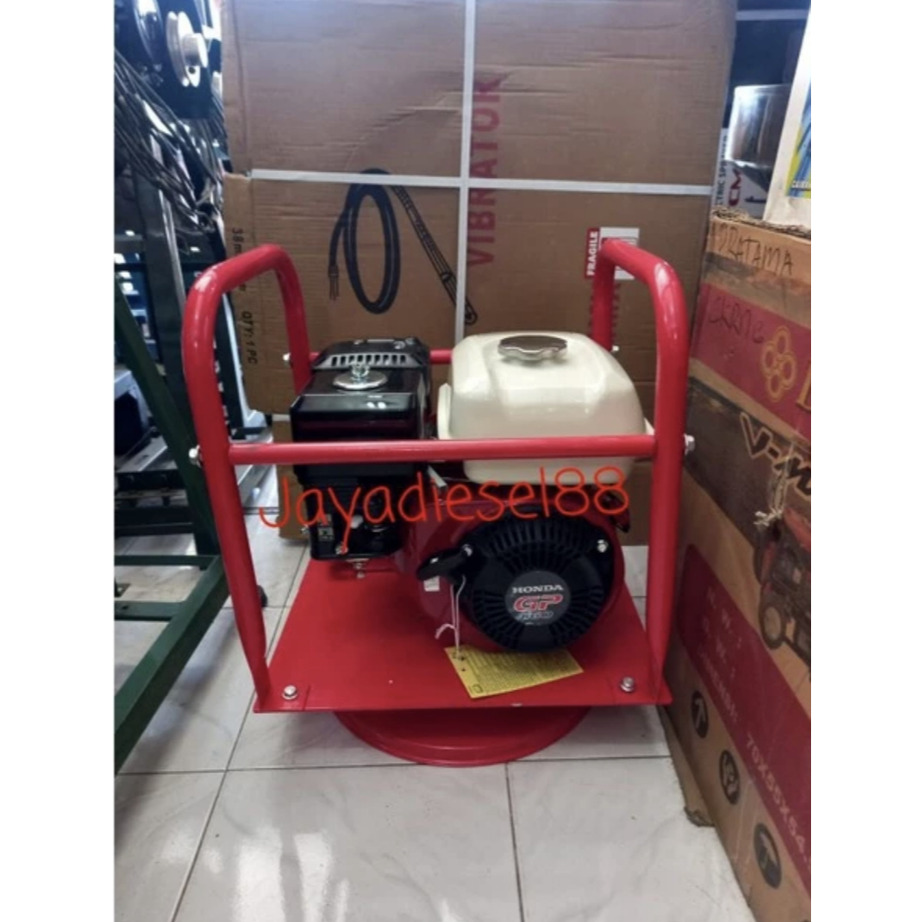 Mesin Diesel Pemadat Semen Cor HONDA Dengan Selang 6M