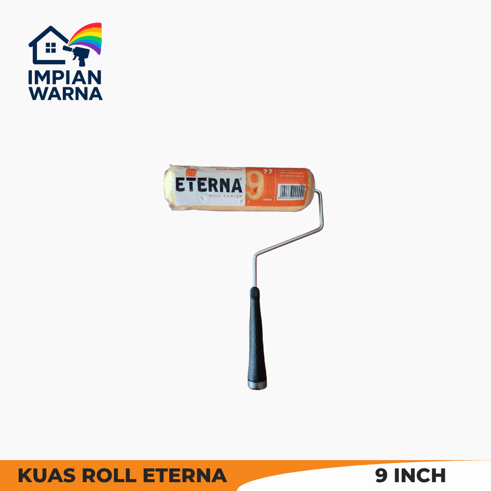 Eterna - Kuas Roll Eterna 9 Inch - Kuas Roll Dinding - Roller Cat Tembok