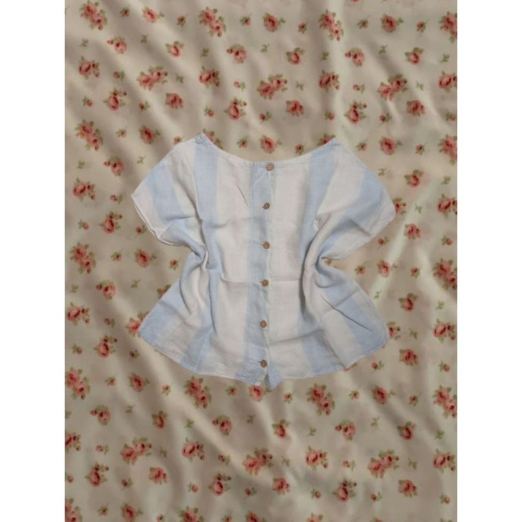 Stripes Linen Shirt 100% Linen