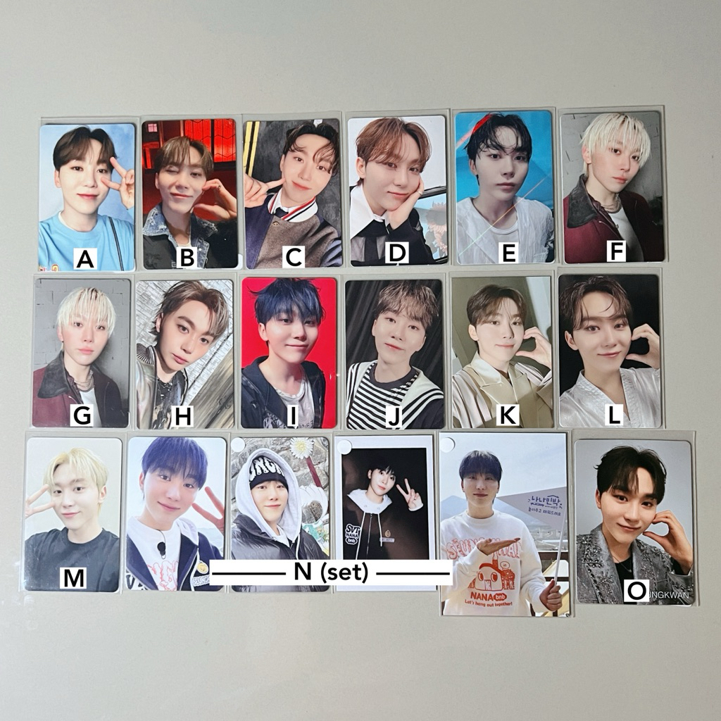 [CEK DESKRIPSI] PHOTOCARD PC RPC BOO SEUNGKWAN SEVENTEEN SVT ALWAYS YOURS CARVER CARAT VERSION FML P