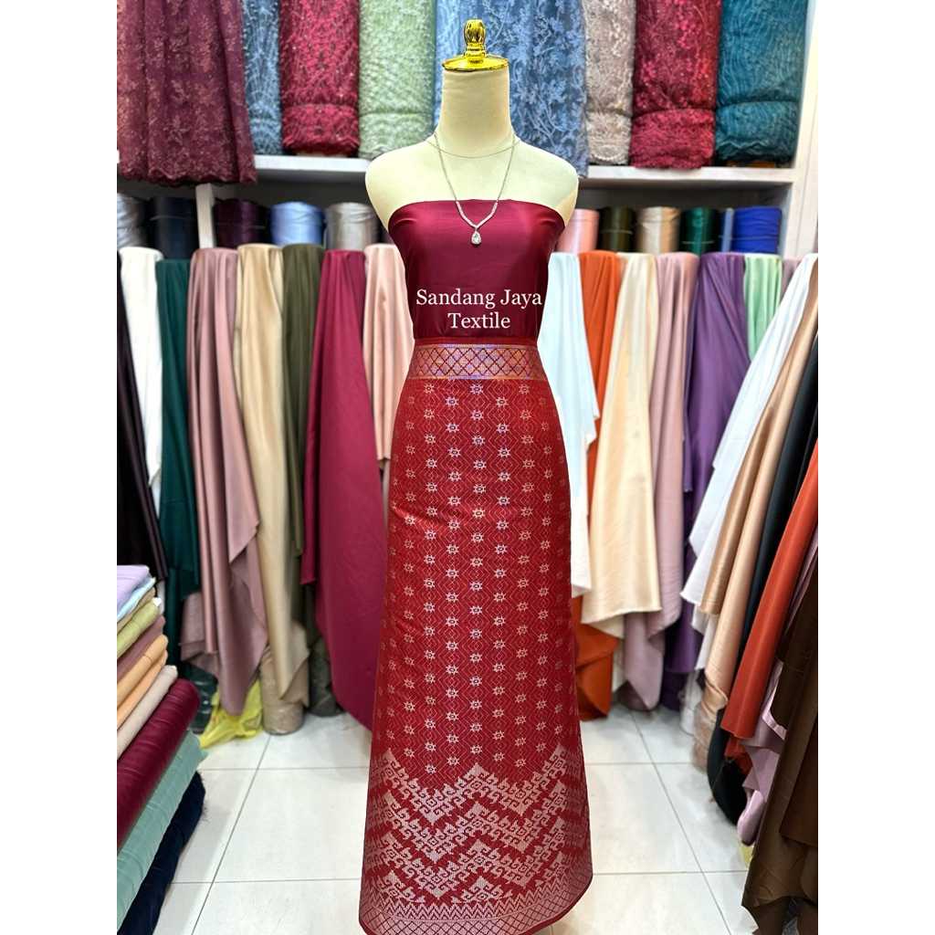 [Sandang Jaya Textile] / Bahan Songket Silungkang & Palembang Meteran Premium / Songket  Meteran Ter