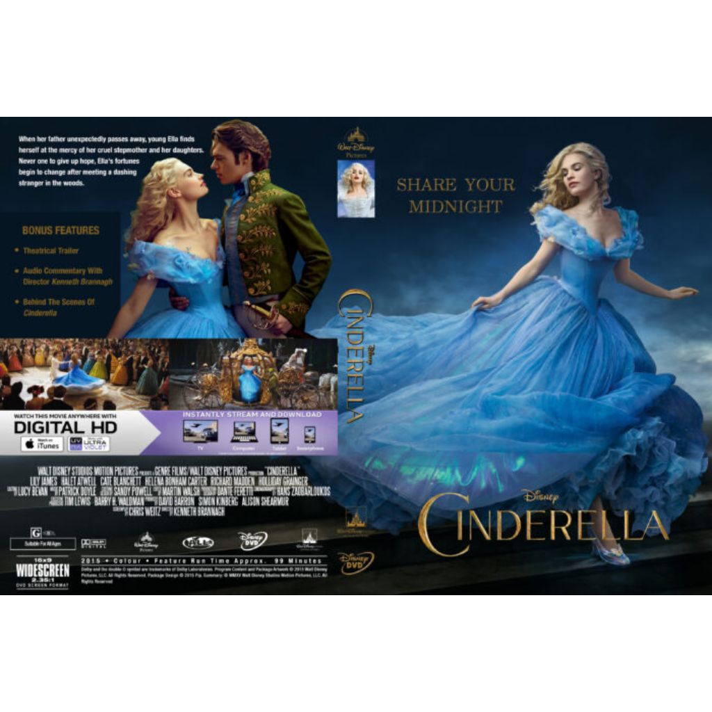 Kaset DVD Cinderella (2015)