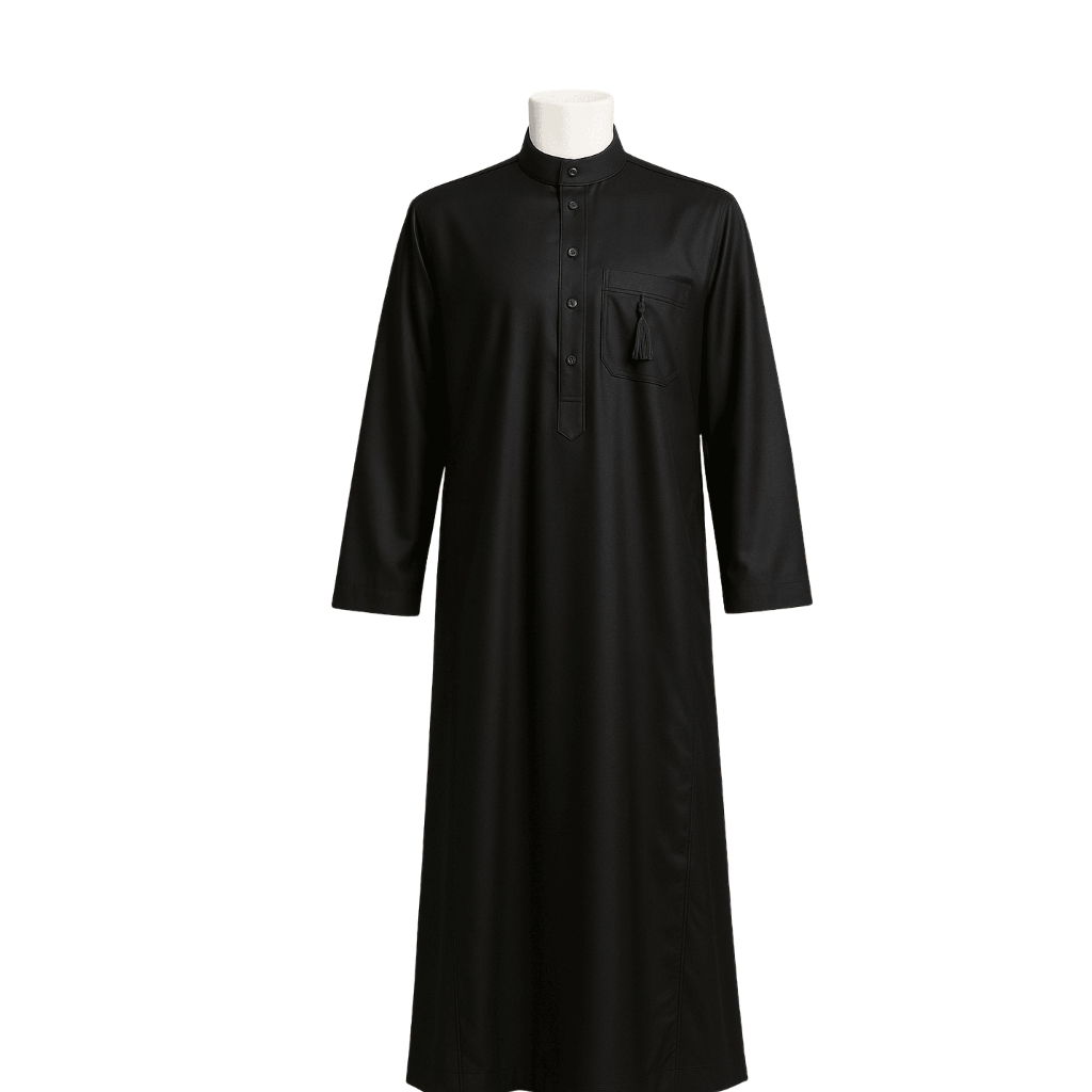 Gamis Pria Polos – Model Temboro Khas Santri, Bahan Tidak Mudah Kusut