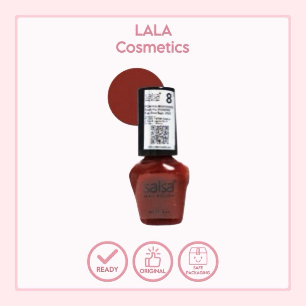 SALSA Cosmetic Nail Polish Red Maroon