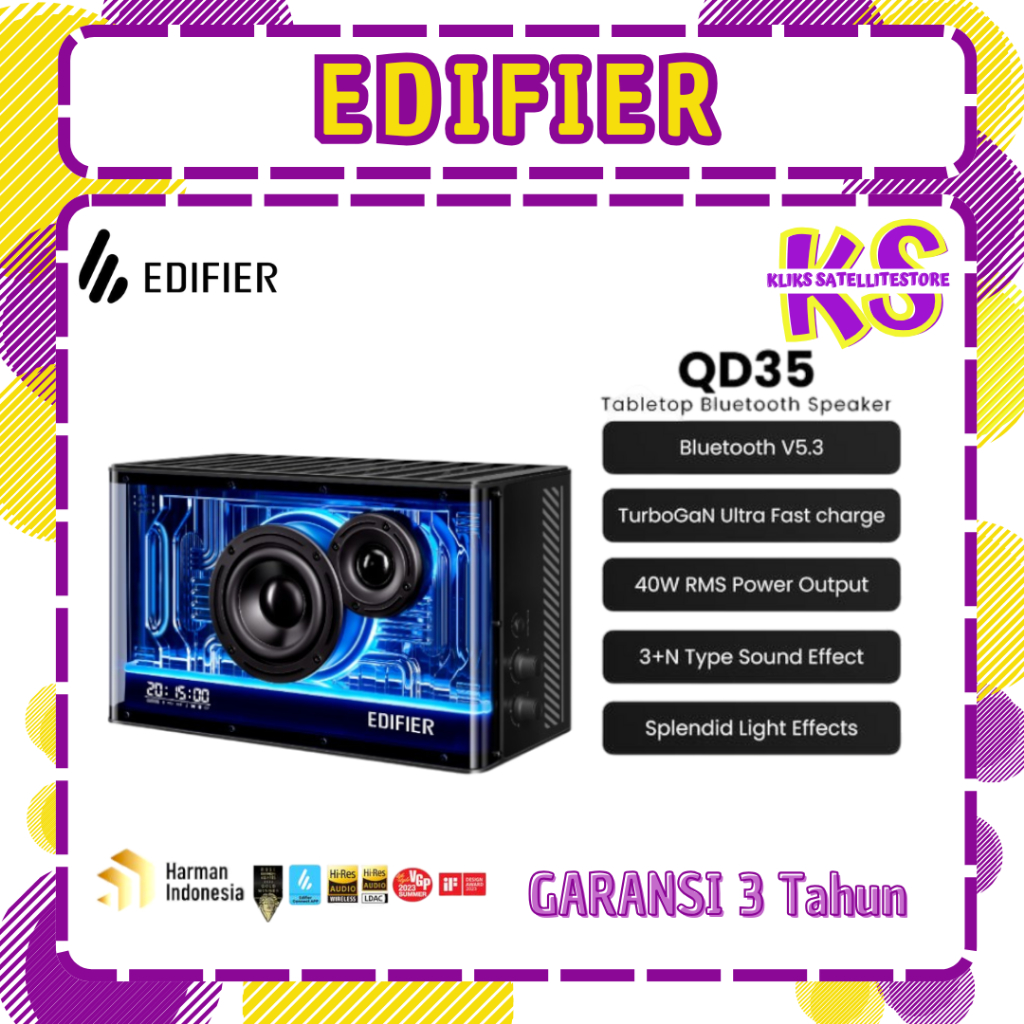 EDIFIER QD35 Tabletop Bluetooth Speaker