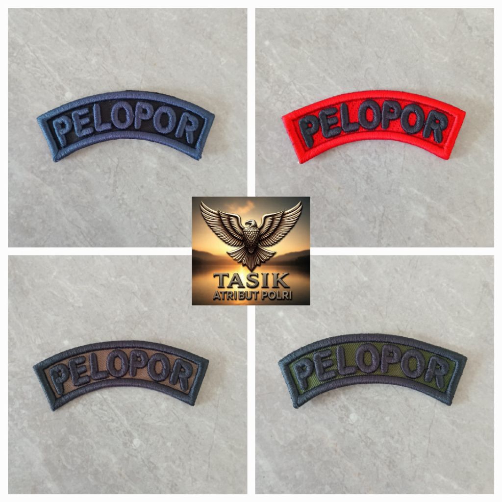 PELOPOR BORDIR TERBARU/ATRIBUT BRIMOB POLRI