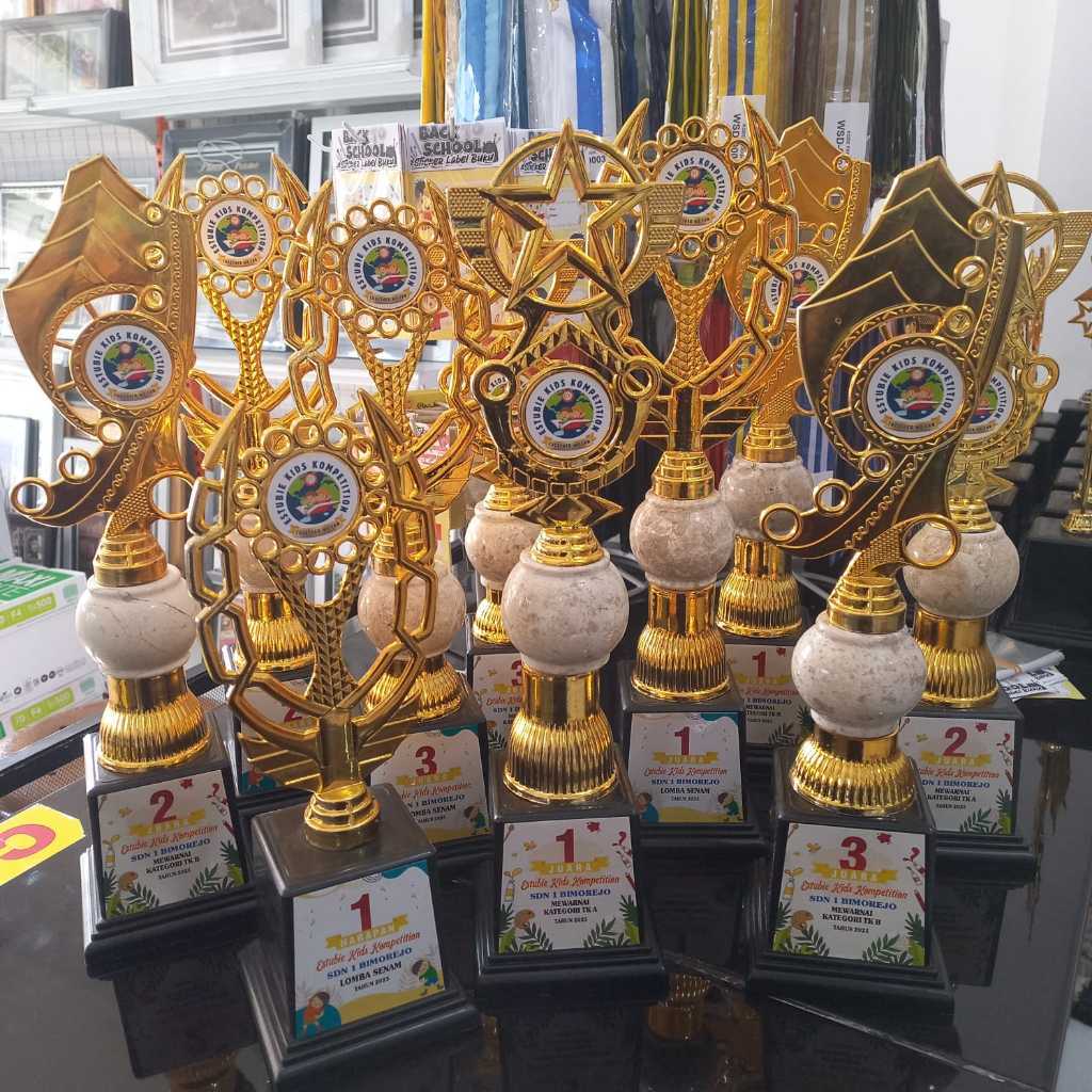 Piala, tropy, piala juara set GRATIS Sticker juara