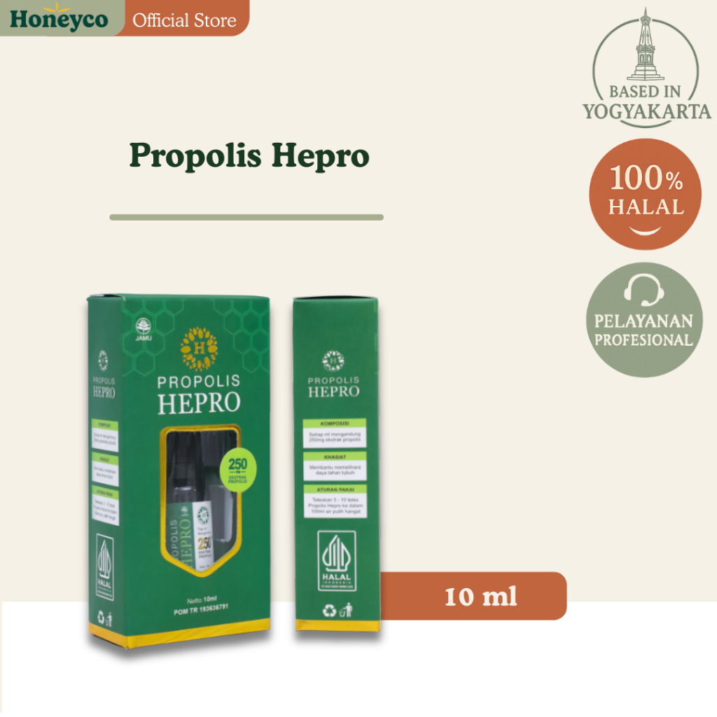 Propolis Hepro - propolis hepro original 100% asli - Obat Herbal Tbc Flu Batuk Asma