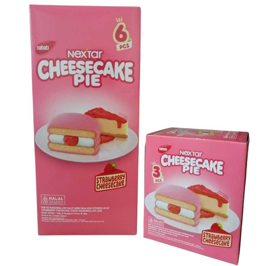 Nabati NEXTAR CheeseCake PIE (Strawberry CheeseCake)