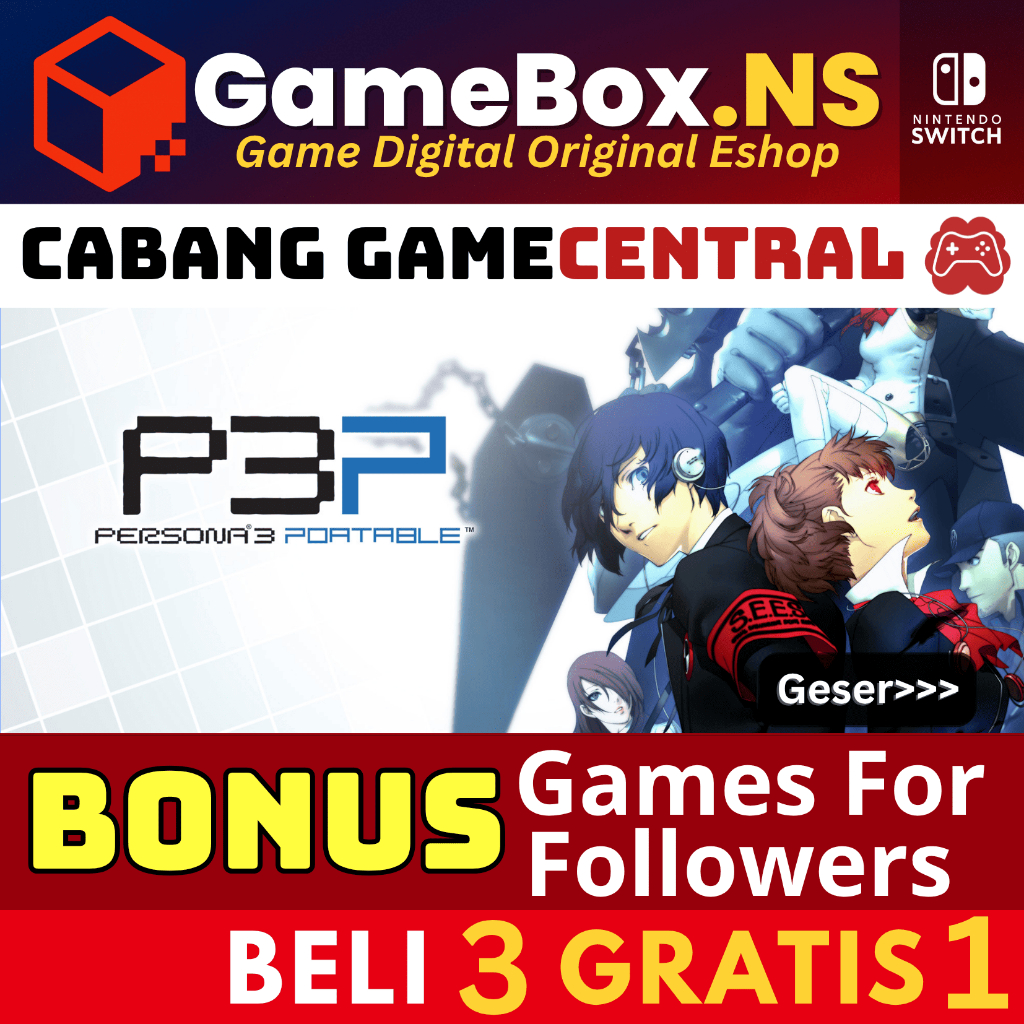 Persona 3 Portable Nintendo Switch