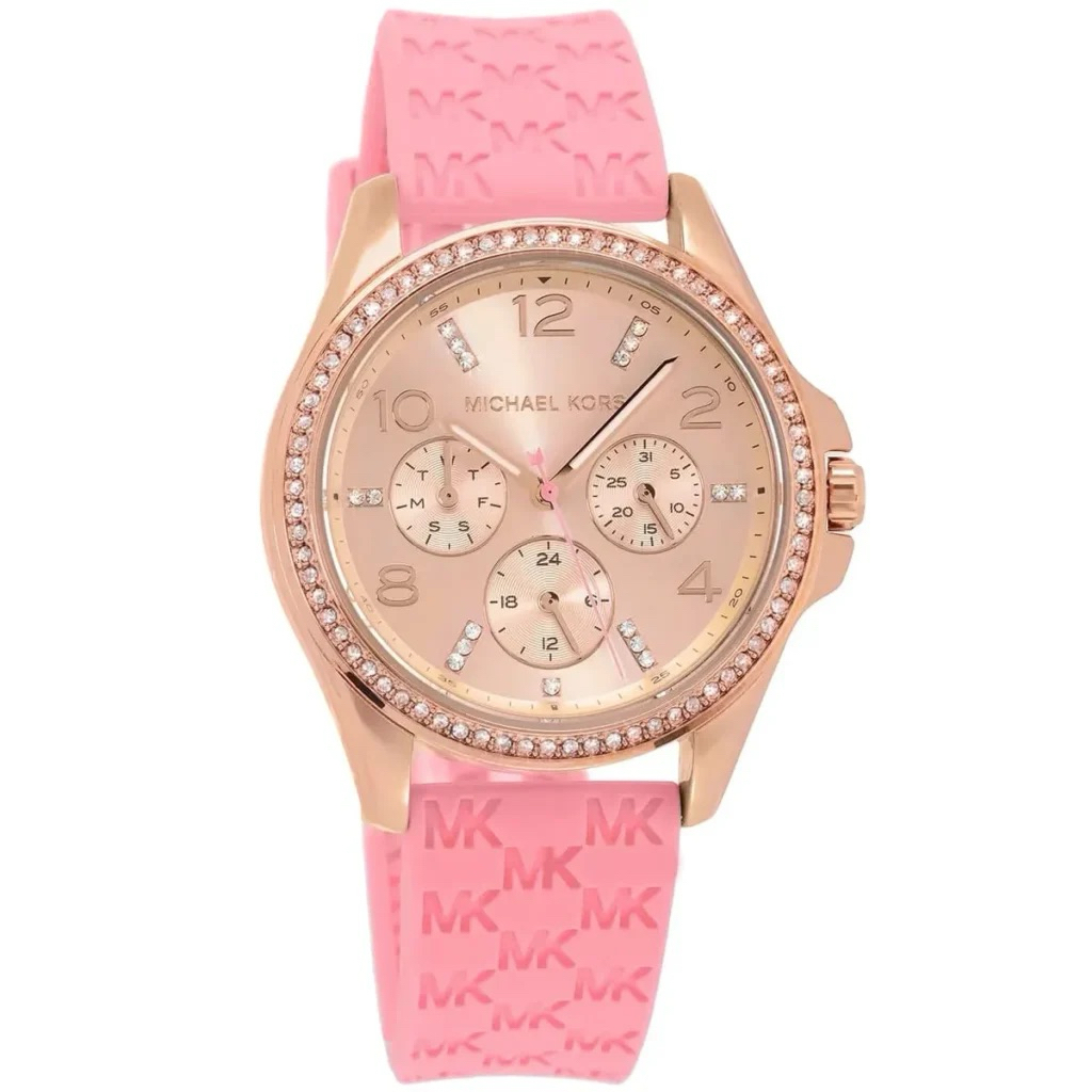 MK Ladies Watch Mini Pilot - Gold Pink