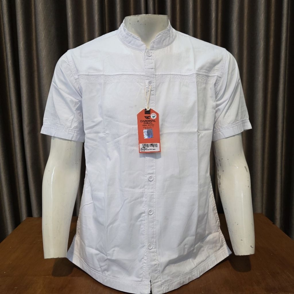 kemeja koko cardinal casual lengan pendek