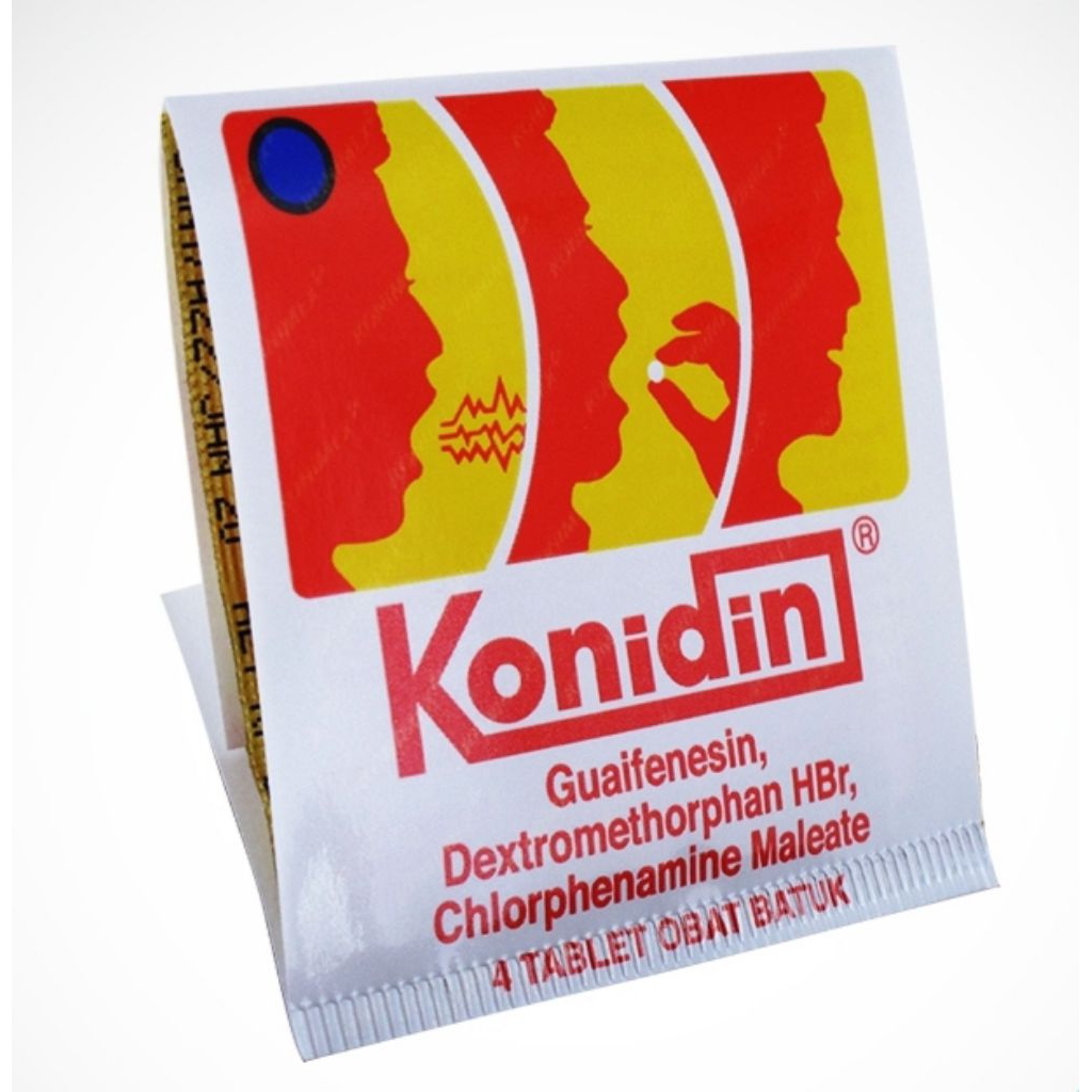 Konidin Obat Batuk Kering Batuk Berdahak Batuk Alergi / 1 strip isi 4 tablet