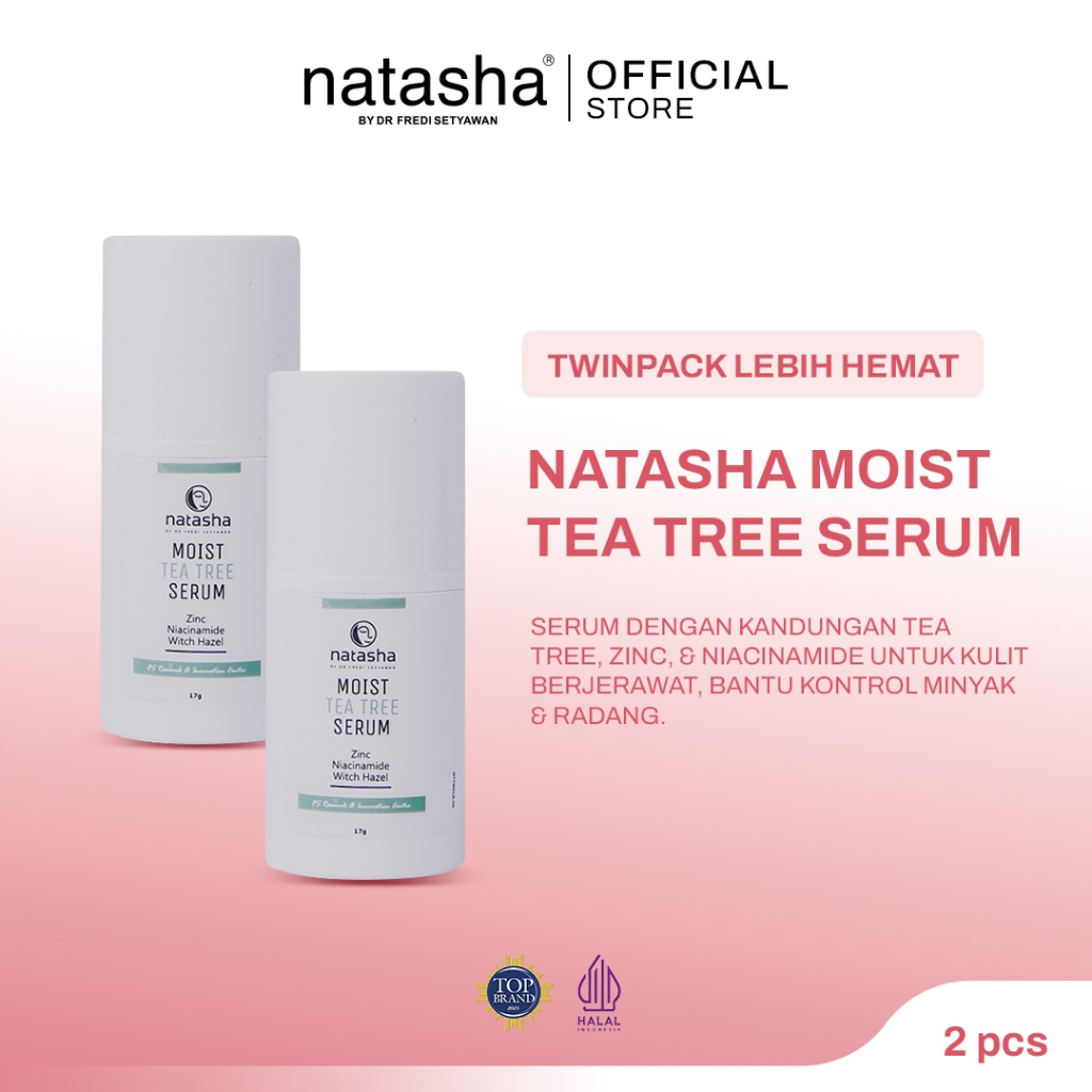 [TWINPACK] Paket Isi 2 Natasha Moist Tea Tree Serum