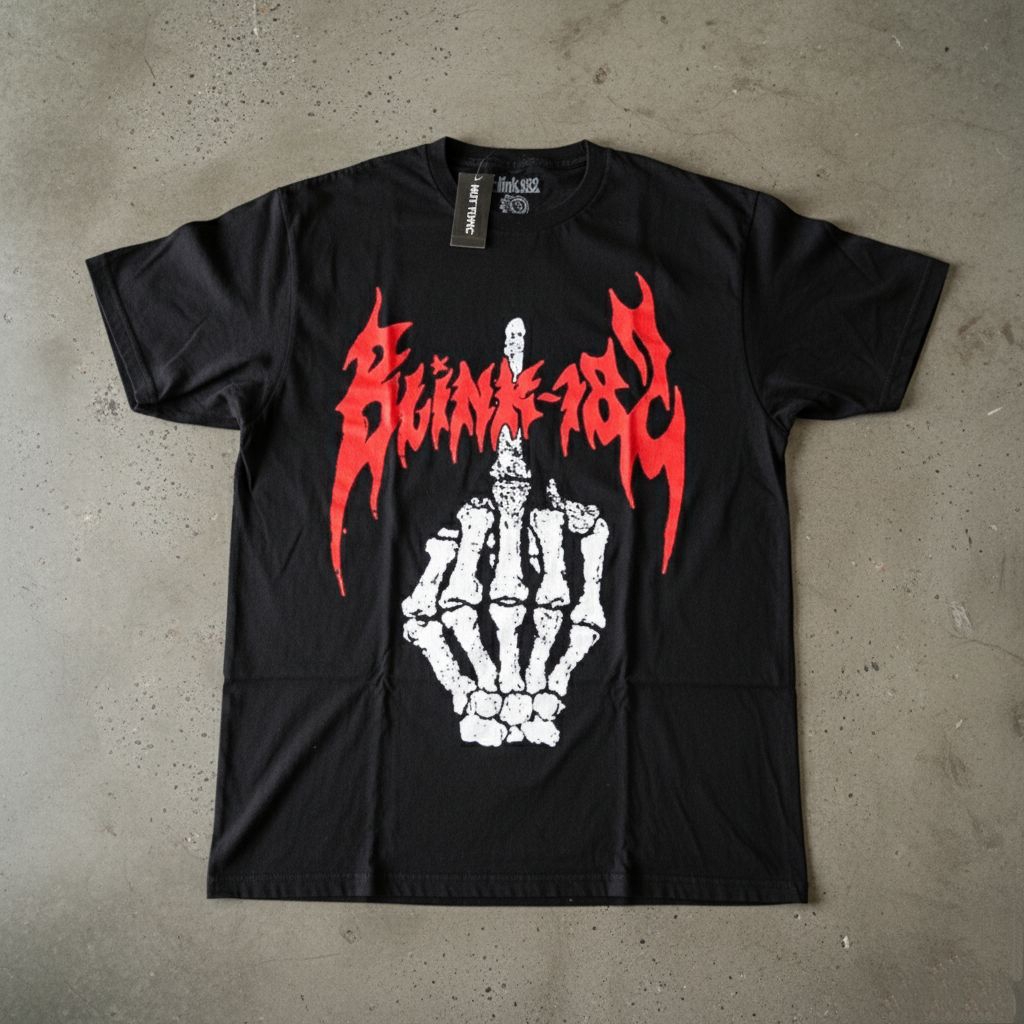 KAOS BAND OFFICIAL BLINK 182 - SKELETON FINGER