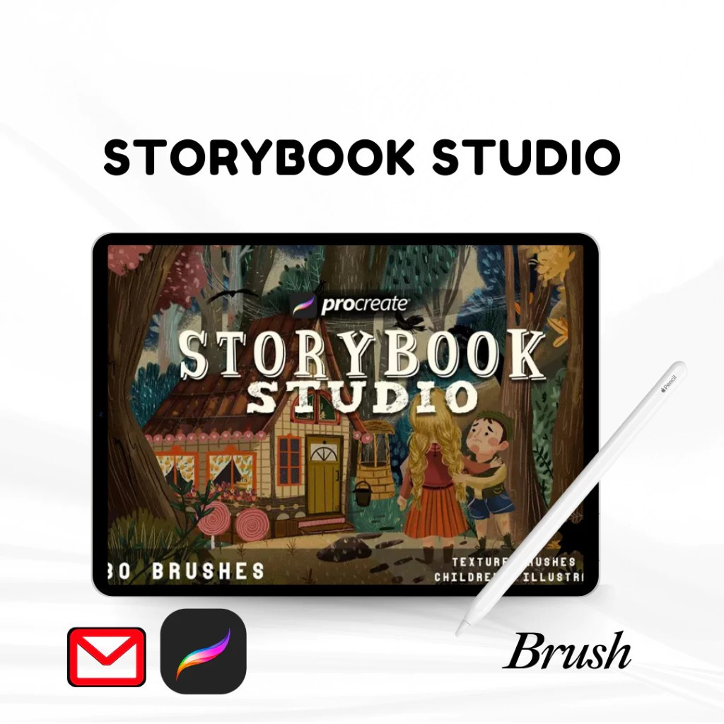 Storybook Studio Brush Pro-Create Set Digital Download