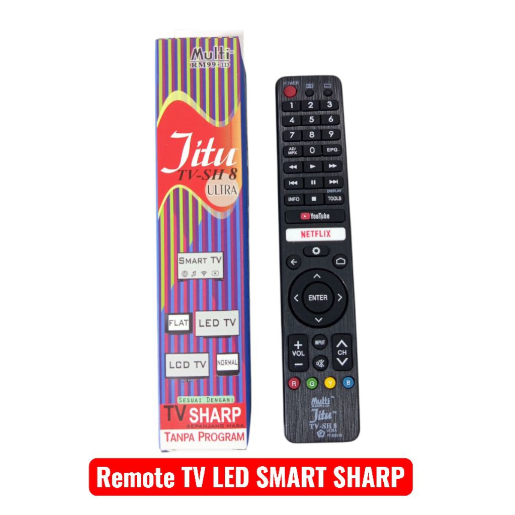 Remote TV LED SHARP SMART TV