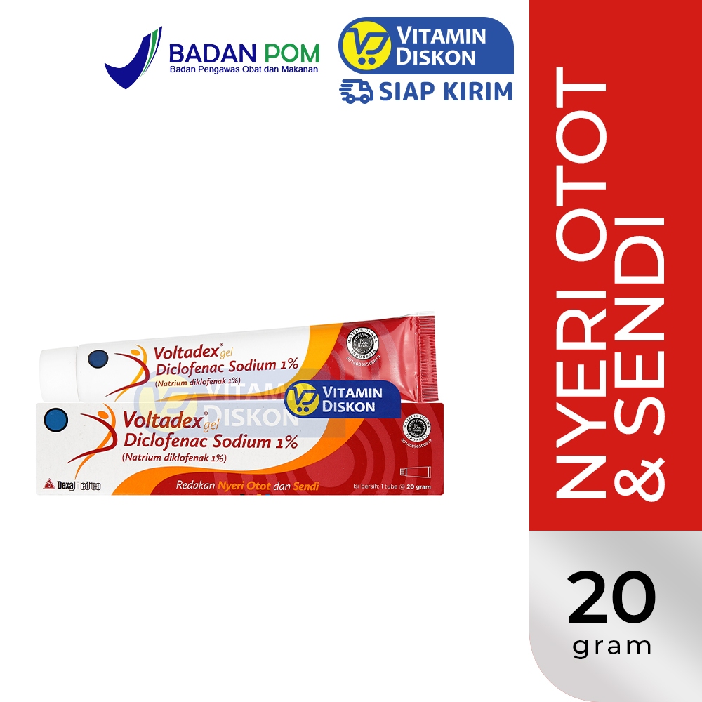 VOLTADEX GEL 20GR | Krim Nyeri Otot & Sendi, Peradangan, Memar