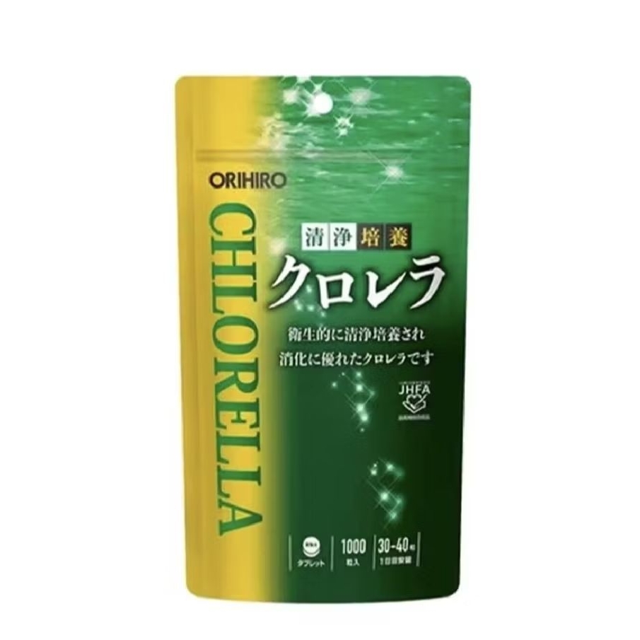 ORIHIRO JAPAN CHLORELLA JEPANG 1000 Tablets