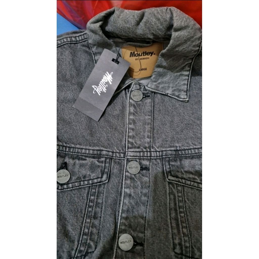 Jaket Jeans Moutley Denim  Grey original