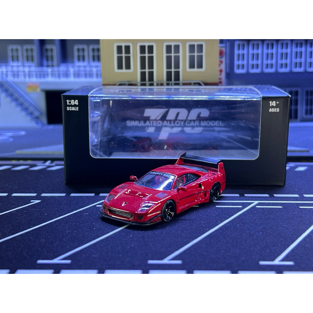 1:64 TPC Ferrari F40 LBWK Red