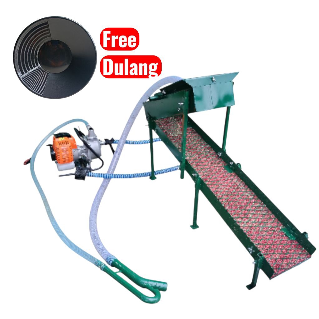 INDUKMAS Mesin Talang Emas mini Dilengkapi Jet Penyedot Pasir Emas 2in1 /Box Emas Mini Tambang Rakya