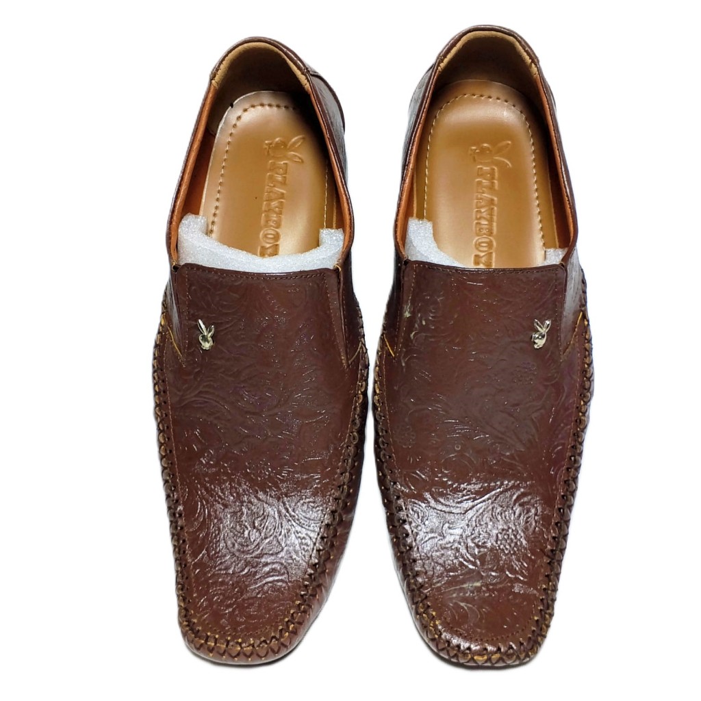 Sepatu Pantofel Pria Playboy Kulit Asli Kuat / Pantopel Formal Elegan Nyaman Dipakai Kerja Seharian