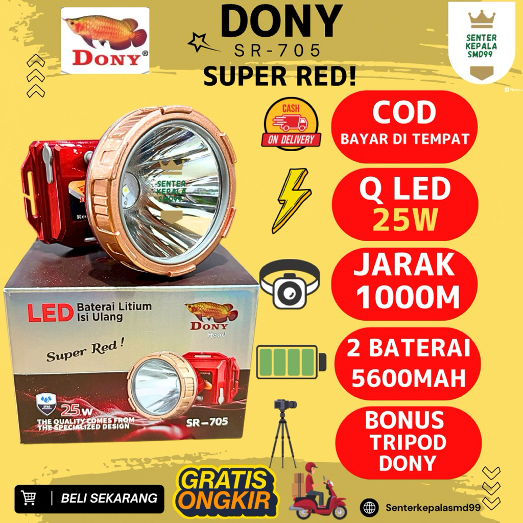 Dony Senter Kepala type SR-705 | 25W