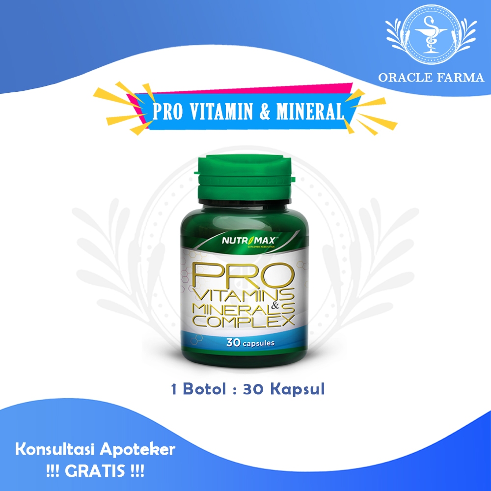 Nutrimax Pro Vitamins dan Minerals Untuk Memelihara Kesehatan