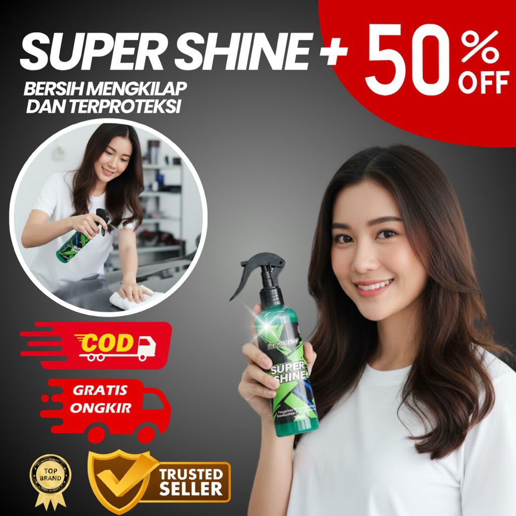 Pengkilap Body Motor Mobil Super Shine premium ElGlow