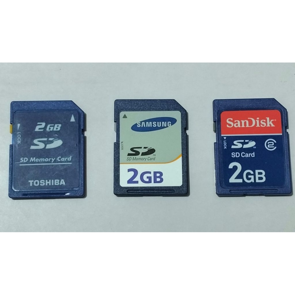 MMC SD HC second bekas Toshiba lexar dll