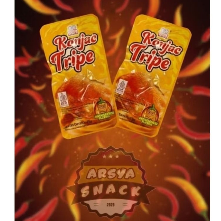 SNACK {{KONJAC TRIPE KUNING}} ISI 30PCS