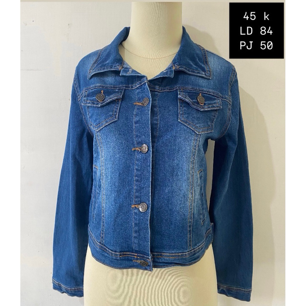 PRELOVED JACKET JEANS WANITA