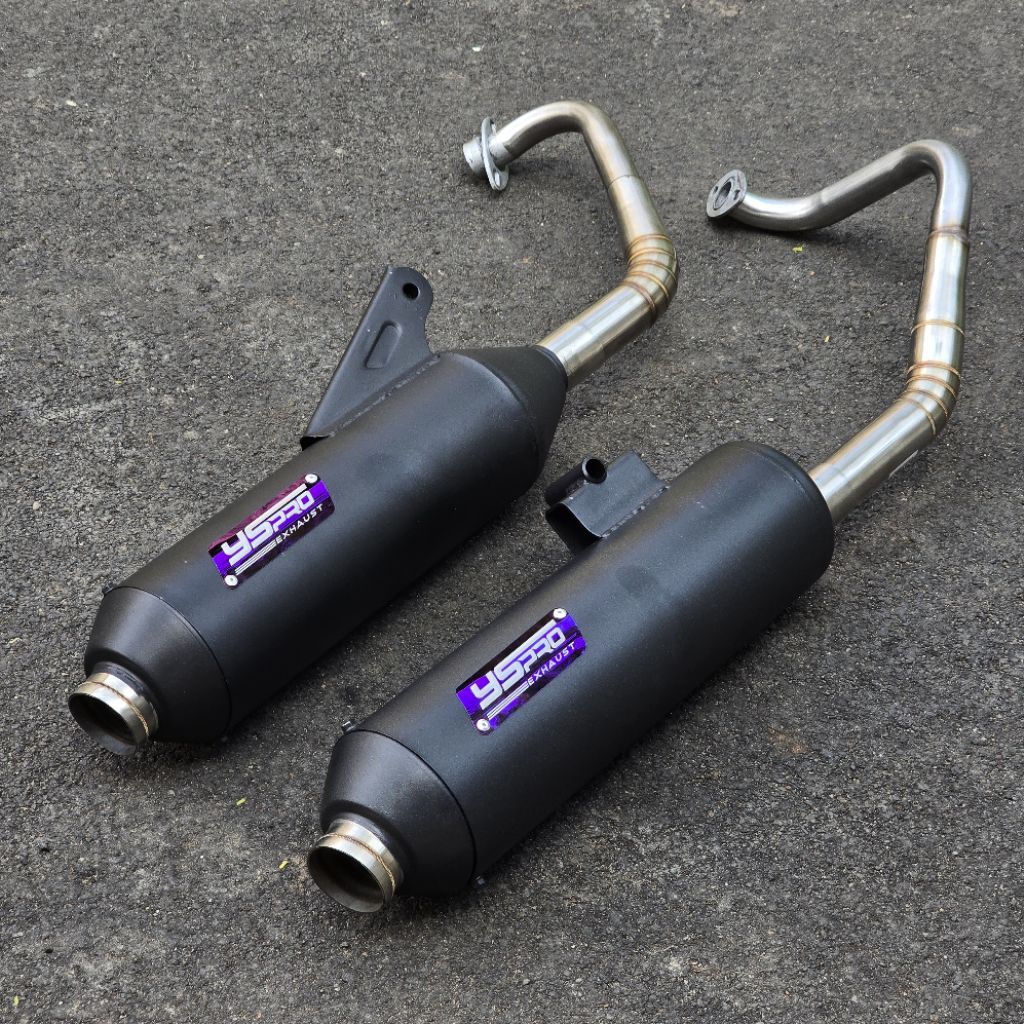 Knalpot Moncong Shijiro LUSTER ENGKER YS PRO RACING Saringan Bor Boran 28-38 out 50 Beat Vario Scoop