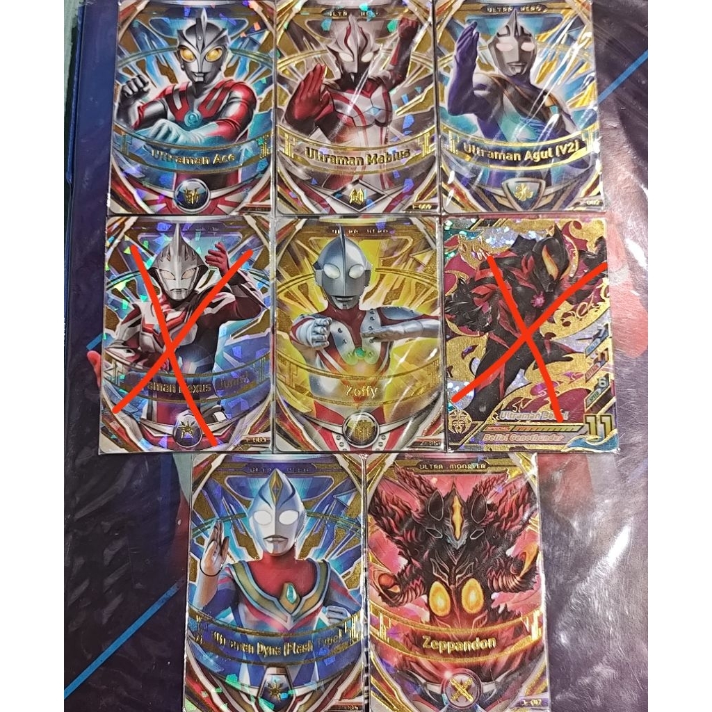 kartu ultraman fusion fight (Ultra rare dan cp)