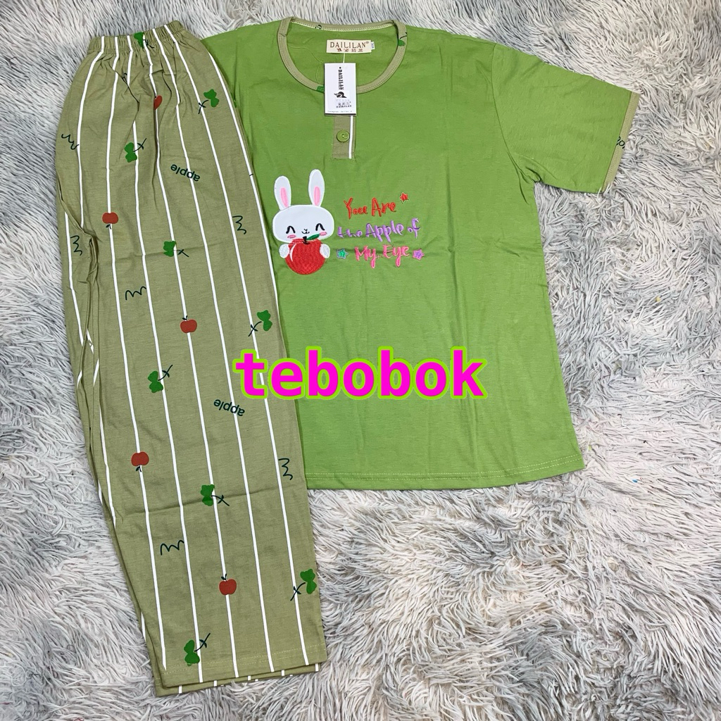 Tebobok - 1. LD 120 Jumbo Daililan Cp | Stelan Baju Tidur Dewasa | Baju Tidur Daililan | Baju Tidur 