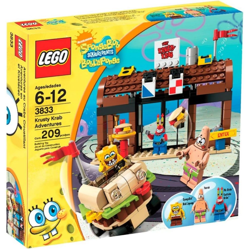 MOGADA - Area X Spongebob The Krusty Krab Brick Susun Bangunan