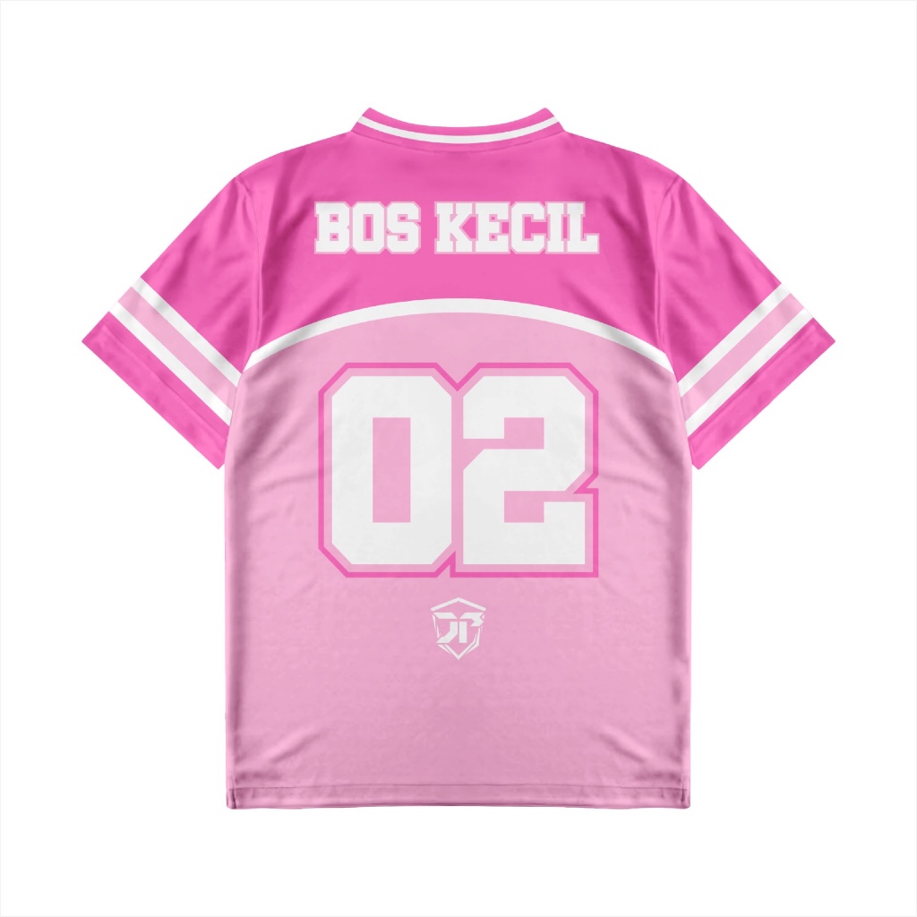 Jersey Project Baju Kaos Anak Jersey Vintage Full Printing Bos Kecil Unisex Dryfit