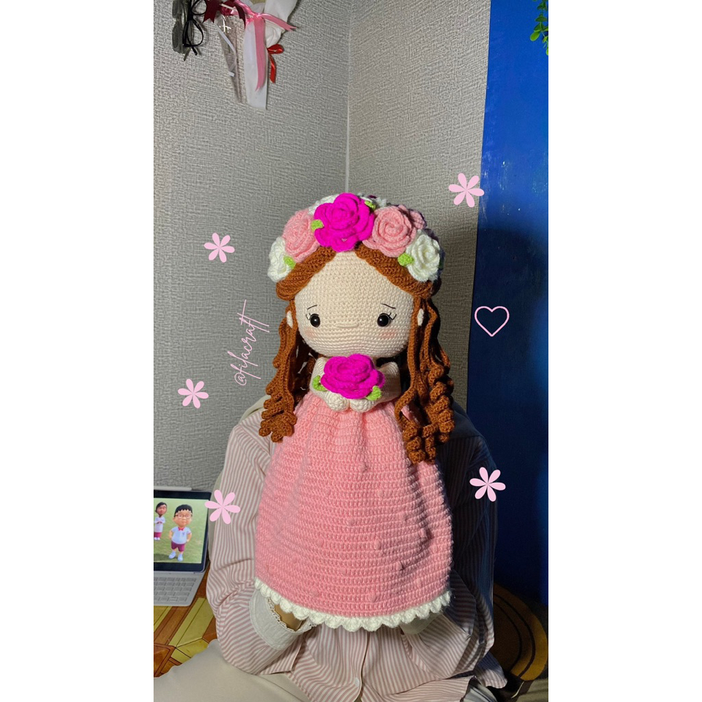BOUQUET DOLL REVERSIBLE/ Boneka buket/ Buket Boneka/ Buket rajut/ Amigurumi