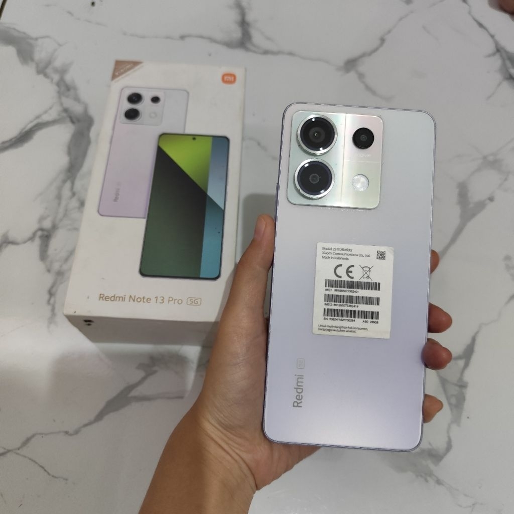 Redmi Note 13 Pro 5G 8/256 hp + dus minus lcd gantian finger off
