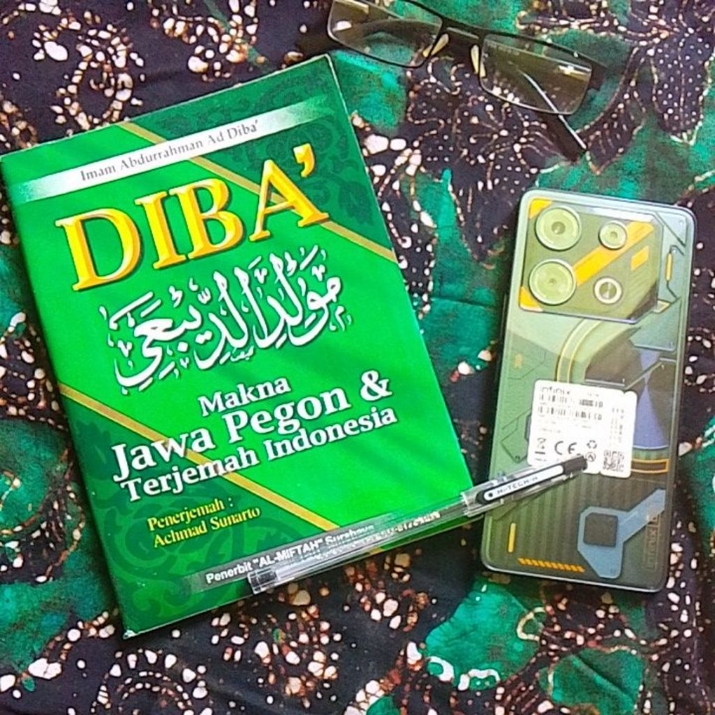 Kitab terjemah maulid diba,indonesia dan makna gandul