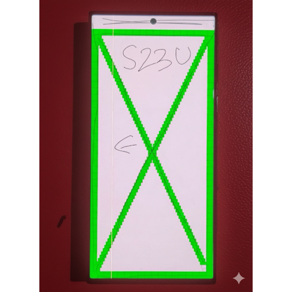 Lcd + Frame Samsung S23 Ultra Ori Minus Garis 1