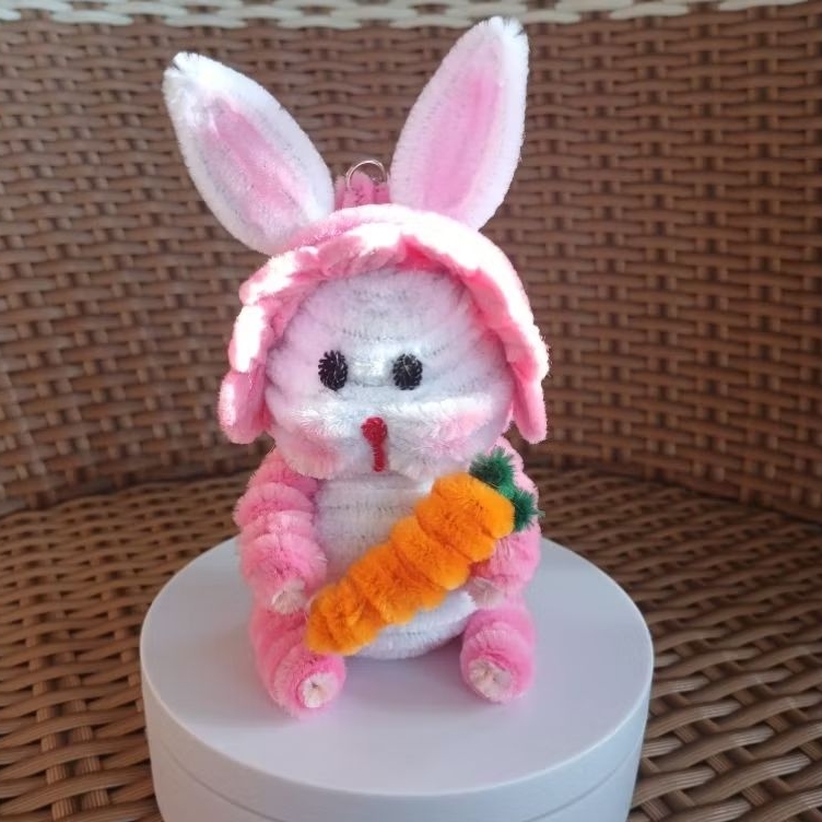 gantungan tas / gantungan kunci / bagcharm kelinci / boneka kelinci / gantungan tas kelinci