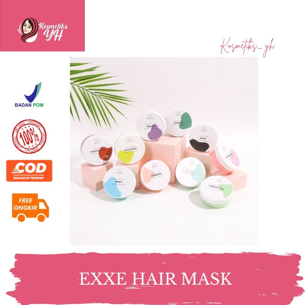 EXXE HAIR MASK ATAU MASKER RAMBUT EXXE MENGATASI MASALAH RAMBUT