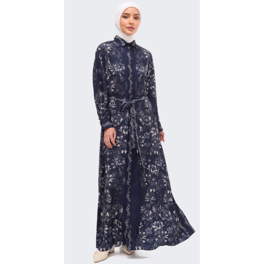 Azien Dress Riamiranda Temaram Winter 2025 RM Kaftan Abaya Gamis Wanita Ria Miranda