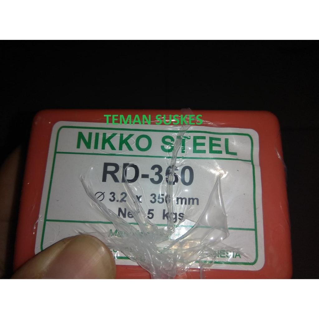 Kawat Las Nikko Steel RD360 3.2 mm 5kg / Welding Electrode RD-360 3.2mm 5 Kg